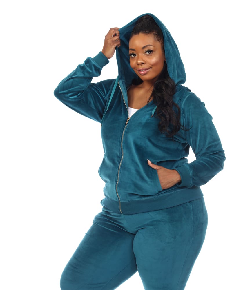 Velour sport suit hot sale